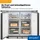Exquisit EMD470-170-200E Multi Door (466 l, 1930 mm hoch, Inox grau)