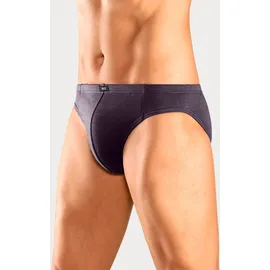 H.I.S. Slip "Männer Unterhose", Damen, Gr. 3 (XS), 10 Stk., bunt (weiß, grau, meliert, blau, blau, grün, anthrazit, aubergine, schwarz), Jersey, Obermaterial: 95% Baumwolle, 5% Elasthan, unifarben, körpernah, Unterhosen Slip, in Unifarben, Topseller