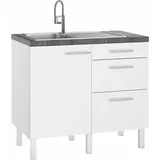 OPTIFIT Lilly Elektrokochfeld links weiß