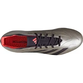 adidas Predator League FG Platinum Metallic / Aurora Black / Turbo 39 1/3
