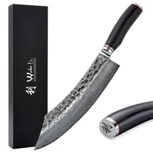 Wakoli EBO Damastmesser Blockmesser 25 cm Schwarz