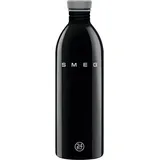 Smeg Edelstahlflasche Schwarz 1 l