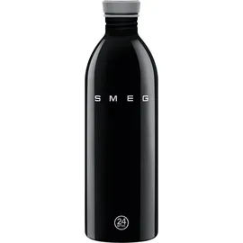 Smeg Edelstahlflasche Schwarz 1 l