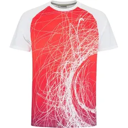 HEAD Herren Shirt PERFORMANCE MC Paris  T-Shirt, tomato, M