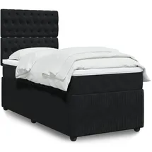 vidaXL Boxspringbett 180 x 200 cm Schwarz