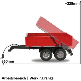 Jamara Kipper für RC-Traktor 1:16 Rot 413108