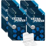 120x Extra Power Gr. 675 Blister Hörgerätebatterien PR44 v. Rayovac + Box