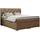 MKS Boxspringbett 160 x 200 cm H3 Braun