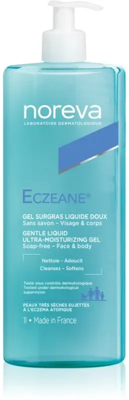 Noreva Eczeane Gentle Liquid Ultra-Moisturizing Gel Duschgel Für Gesicht und Körper 1000 ml