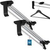 KOTARBAU® 2er Set Ausziehbare Kleiderstange 400 mm für Garderobenschrank Robust