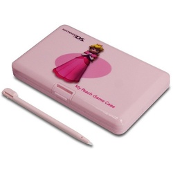 PDP - Performance Designed Products Princess Peach Game Hard-Case Tasche Pink Gaming-Controller (Hülle Spiele-Aufbewahrung staubdicht, Etui für 6x Nintendo DS Karten Spiele, Stift, Pen passend für Nintendo DS DS Lite) rosa