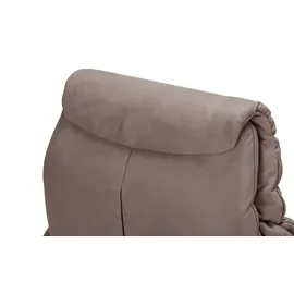 HIMOLLA Relaxsessel 4217 Leder 96 x 107 x 91 cm Braun mit Kopfteil
