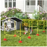 PawHut Agility Set Hunde 4-teiliges befüllbar Agility-Ausrüstung für Hundetraining
