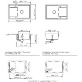 Schock Mono D-100 Unterbau bronze + Excenterbeätigung