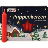 OLShop AG Puppenkerzen 10 x 65 mm 20 St. rot