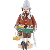 Erzgebirgische Volkskunst Richard Glässer GmbH Räuchermännchen Baumschmuckhändler 18cm Räuchermann von Richard Glässer