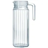 Luminarc Quadro mit Deckel, 1,1 Liter, Glas, transparent,