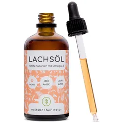 Wolfsbacher Natur Lachsöl Hund 100 ml