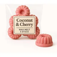 Duftmelt Coconut & Cherry - Kirsch & Kokos | 5er Set - Duftwachs | Duftkerzen