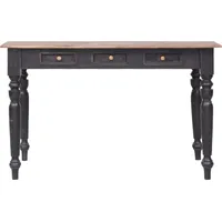 VidaXL Schreibtisch 3 Schubladen Mahagoni Braun