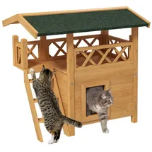 PawHut Katzen-Zubehör grün Edelstahl B/H/L: ca. 50x77x73 cm - grün, Natur,
