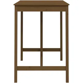 vidaXL Bartisch 140 x 80 x 110 cm Honigbraun