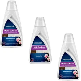 Bissell Multi Surface Multi-Oberflächenreinigungsmittel zur Nassreinigung, 3er Set