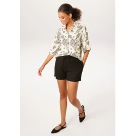 Aniston CASUAL Hemdbluse mit dekorativen Leoparden bedruckt Braun 38