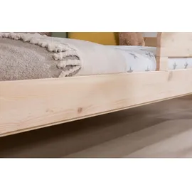 MID.YOU Stauraumbett Bennet 90 x 200 cm Kiefer massiv natur