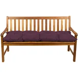 Gutekissen® Bankauflage Stuhlkissen Hollywoodschaukel Garten LS (100x40, Violett)