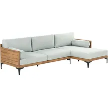 Beliani Cavezzo Loungesofa hellbraun/grau