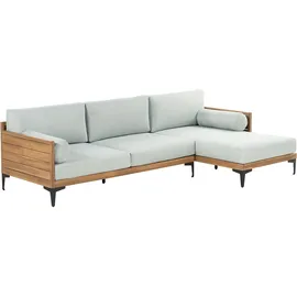 Beliani Cavezzo Loungesofa hellbraun/grau