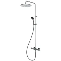 Herzbach Deep Grey Duschsystem, Thermostat, 23.988525.1.06,