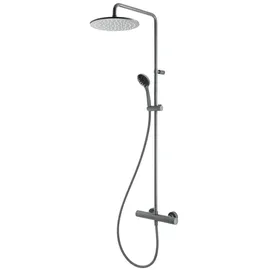 Herzbach Deep Grey Duschsystem, Thermostat, 23.988525.1.06,