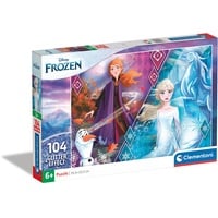 CLEMENTONI Supercolor Disney Frozen 2 Puzzle 104