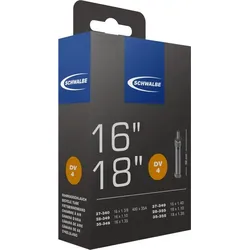 Schwalbe DV4 Schlauch 16/18 Zoll - 32 mm Schwarz Modell 2023