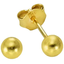 VIVANCE Ohrstecker 585 Gold Kugel gelb 39265219-0 4mm