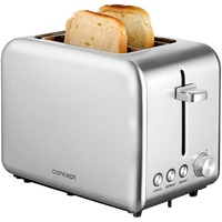 Concept TE2050 toaster 2 Scheiben 950 W Edelstahl