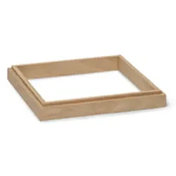 Ferm Living - Miru Glas Vitrine Basis, Eiche natur