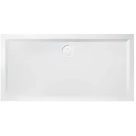 Hoesch Mineralguss-Duschwanne Muna 140x90x3cm, weiß, Solique, Antirutsch