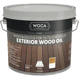 Woca Exterior Holz Öl - weiß 2,5L