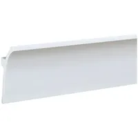 PROVISTON Licht Stuckleiste 50 x 100 x 2000 mm Moderne LED Deckenleiste Klassisches Profil Hochwertige Deckenleiste Kunststoff Weiß Wasserfest, Robust und Langlebig