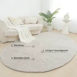 LeGer Home by Lena Gercke Hochflor-Teppich "Halrum, einfarbig, besondere Form, modern" Gr. 73, grau, B:200 H:25 L:300, Kunstfaser, LEGER HOME BY LENA GERCKE, Teppiche, organische Form, bean shape, kuschelig, Wohnzimmer, Schlafzimmer