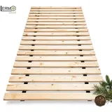 Lermowood Rollrost 120 x 200cm (20 Latten) - Extrem stabil, Massivholz - Lattenrost Bettrost Holzlatten Latten Rost