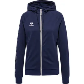 hummel MOVE Grid Kapuzenjacke Damen 7026 marine XS