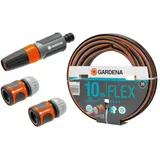 Gardena Gartenschlauch-Set, 10 m, 2x Verbinder, Gartensprüher