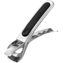 Westmark Ofenzange, Mit gummiertem Griff, Länge: 17,5 cm, Stahl/Silikon, Silber/Schwarz, 10792270