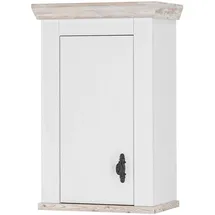 Home Affaire »Florenz, Küchenhängeschrank in Pinie Weiß, Wandschrank« mit verschnörkeltem Metallgriff, im Landhausstil