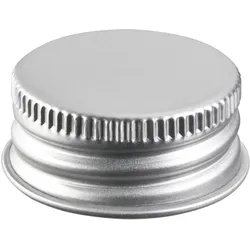Deckel 28mm silber Aluminium