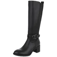 Ital-Design Stiefel Damen Schwarz 36